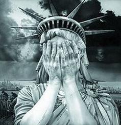 shattered american dreams crying statue of liberty globalresearch.ca